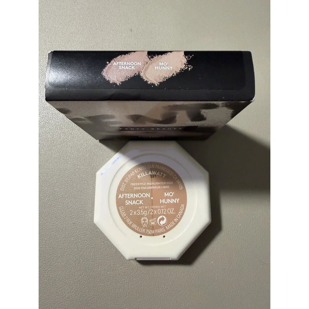 Fenty Beauty Killawatt Highlighter Duo Afternoon Snack/Mo' Hunny 2 x 0.12 oz